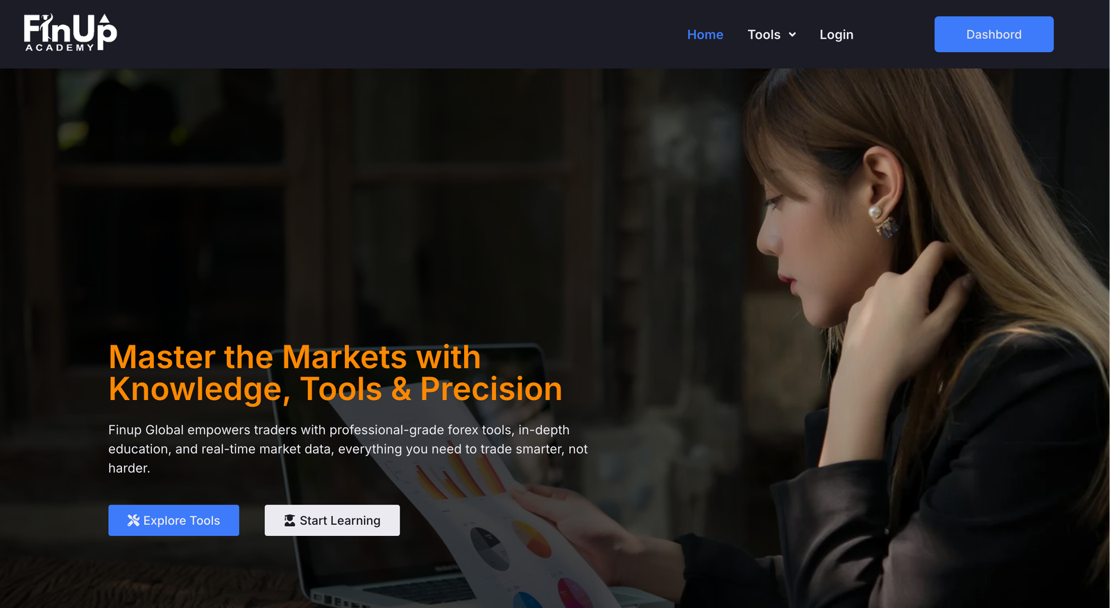 Finup Global website preview